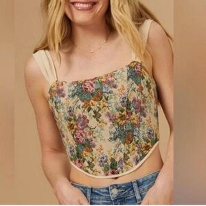 Altered State Floral Corset Top